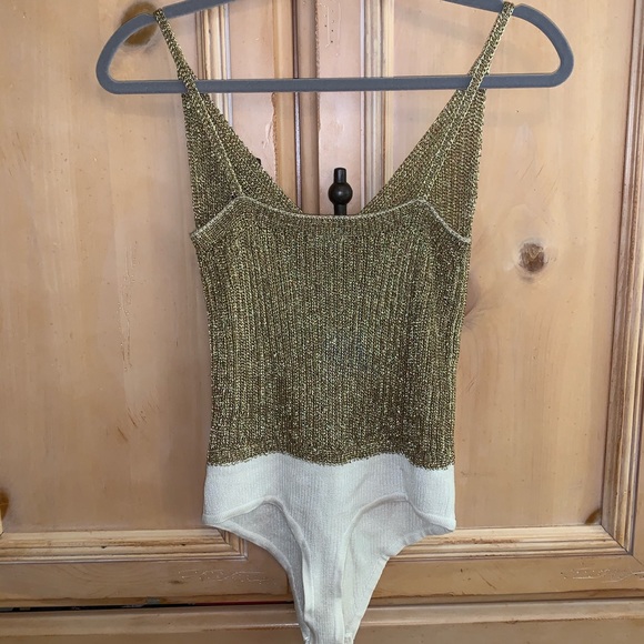 Free People Gold Bodysuit - Picture 3 of 5